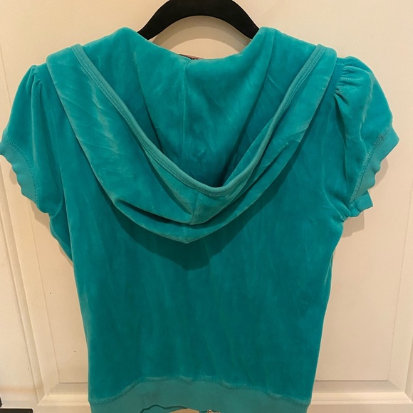 Kids Blue Juicy Couture Zip Up short sleeve jacket - Picture 4 of 4